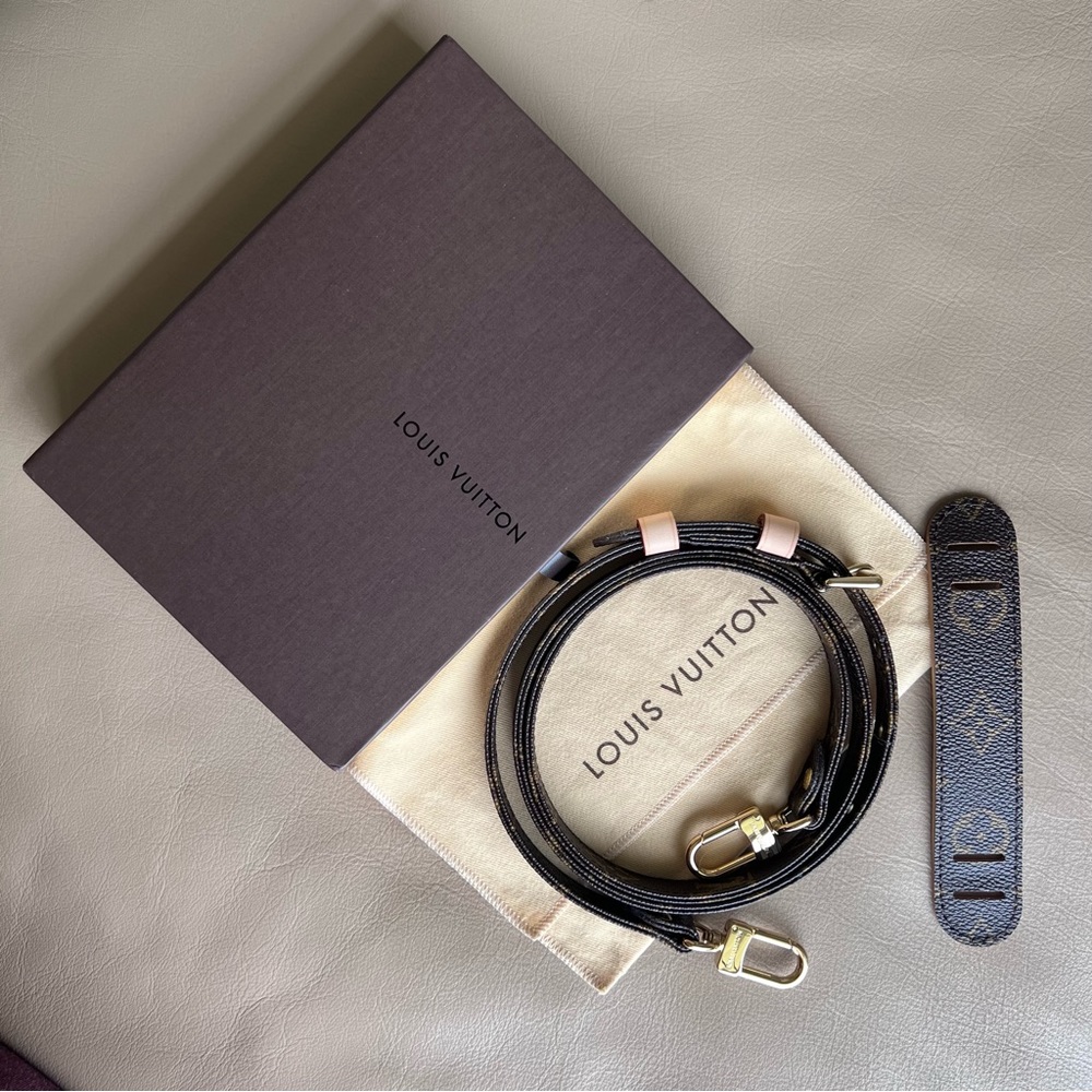 ADDITIONAL PHOTOS ONLY, LV SHOULDER STRAP 16 MM MONOGRAM, MODEL J52315